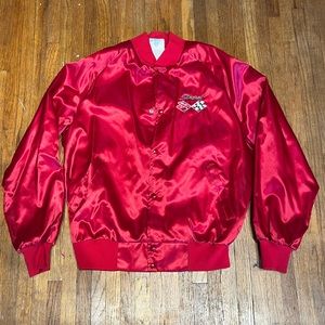 Vintage 80s-90s Corvette StingRay Bomber Jacket Made in USA Size M